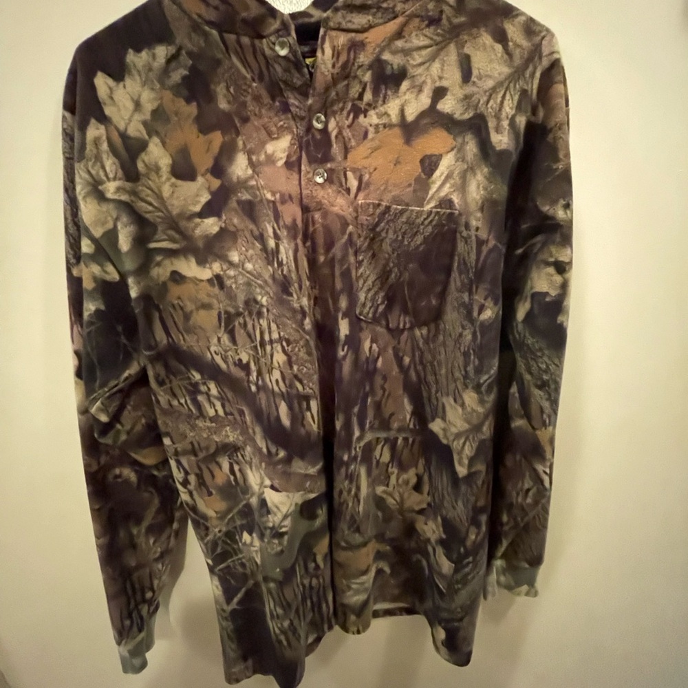 Camouflage Long Sleeve Men's Shirt